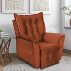 Poltrona Do Papai Reclinável Ruthi Veludo L05 - D'rossi - Falu