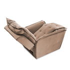 Poltrona Do Papai Reclinável Ruthi Veludo L05 - D'rossi - Kaki