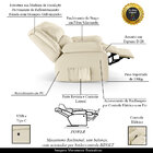 Poltrona Do Papai Reclinável Sala De Cinema Madrid Controle P