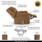 Poltrona Do Papai Reclinável Sala De Cinema Madrid Controle P