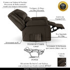 Poltrona Do Papai Reclinável Sala De Cinema Madrid Controle P