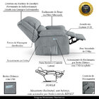 Poltrona Do Papai Reclinável Sala De Cinema Madrid Elétrica T