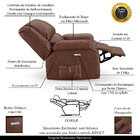 Poltrona Do Papai Reclinável Sala De Cinema Madrid Elétrica T