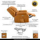 Poltrona Do Papai Reclinável Sala De Cinema Madrid Elétrica T