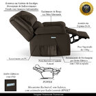 Poltrona Do Papai Reclinável Sala De Cinema Madrid Elétrica T