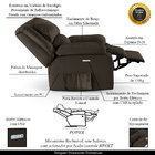 Poltrona Do Papai Reclinável Sala De Cinema Madrid Elétrica T