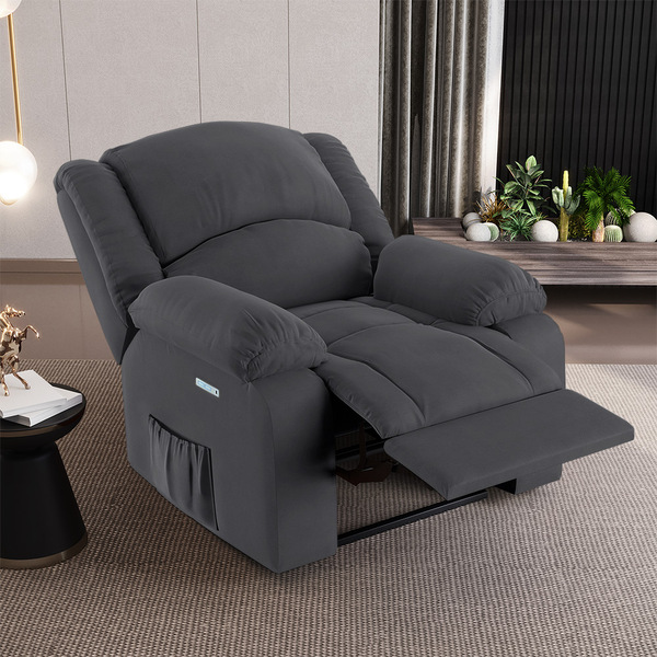 Poltrona Do Papai Reclinável Sala De Cinema Madrid Elétrica T