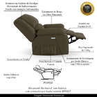 Poltrona Do Papai Reclinável Sala De Cinema Madrid Elétrica T