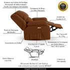 Poltrona Do Papai Reclinável Sala De Cinema Madrid Elétrica T