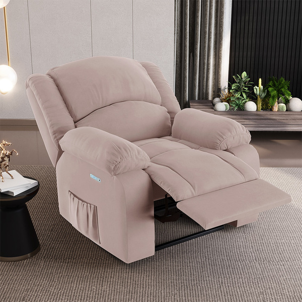 Poltrona Do Papai Reclinável Sala De Cinema Madrid Elétrica T