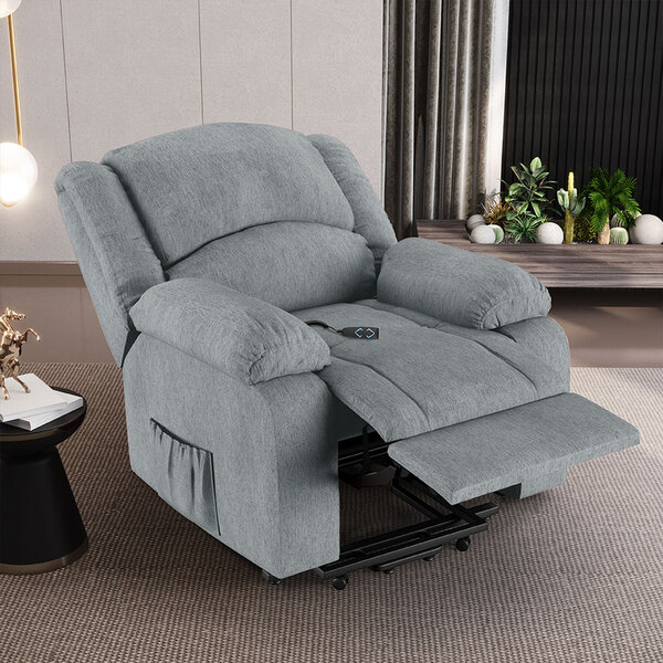 Poltrona Do Papai Reclinável Sala De Cinema Madrid Elevação L