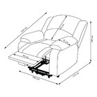 Poltrona Do Papai Reclinável Sala De Cinema Madrid Elevação L