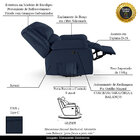 Poltrona Do Papai Reclinável Sala De Cinema Madrid Glider Man