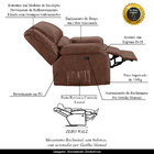 Poltrona Do Papai Reclinável Sala De Cinema Madrid Manual Pu