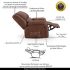 Poltrona Do Papai Reclinável Sala De Cinema Madrid Power Elét