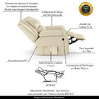 Poltrona Do Papai Reclinável Sala De Cinema Madrid Power Elét