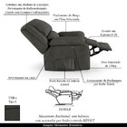 Poltrona Do Papai Reclinável Sala De Cinema Madrid Power Touc