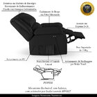 Poltrona Do Papai Reclinável Sala De Cinema Madrid Power Touc