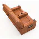 Poltrona Do Papai Reclinável Sala De Cinema Movie 2 Lugares M