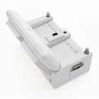 Poltrona Do Papai Reclinável Sala De Cinema Movie 2 Lugares M