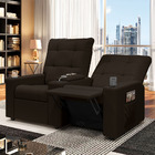 Poltrona Do Papai Reclinável Sala De Cinema Movie 2 Lugares M