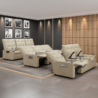 Poltrona Do Papai Reclinável Sala De Cinema Movie 3 Lugares M