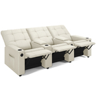 Poltrona Do Papai Reclinável Sala De Cinema Movie 3 Lugares M