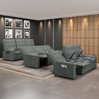 Poltrona Do Papai Reclinável Sala De Cinema Movie 3 Lugares M