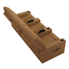 Poltrona Do Papai Reclinável Sala De Cinema Movie 3 Lugares M