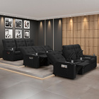 Poltrona Do Papai Reclinável Sala De Cinema Movie 3 Lugares M