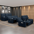 Poltrona Do Papai Reclinável Sala De Cinema Movie 3 Lugares M