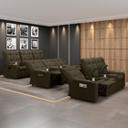 Poltrona Do Papai Reclinável Sala De Cinema Movie 3 Lugares M