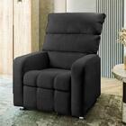 Poltrona Do Papai Reclinável Sala E Qaurto Turquia Preto