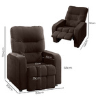 Poltrona Do Papai Reclinável Sala E Quarto Maldivas Material