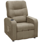 Poltrona Do Papai Reclinável San Diego C/ Porta Copo - Suede