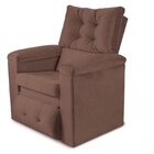 Poltrona Do Papai Reclinável Sara  Marrom