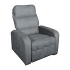 Poltrona Do Papai Reclinável Siena - Cinza Light