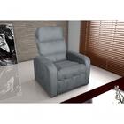 Poltrona Do Papai Reclinável Siena - Cinza Light