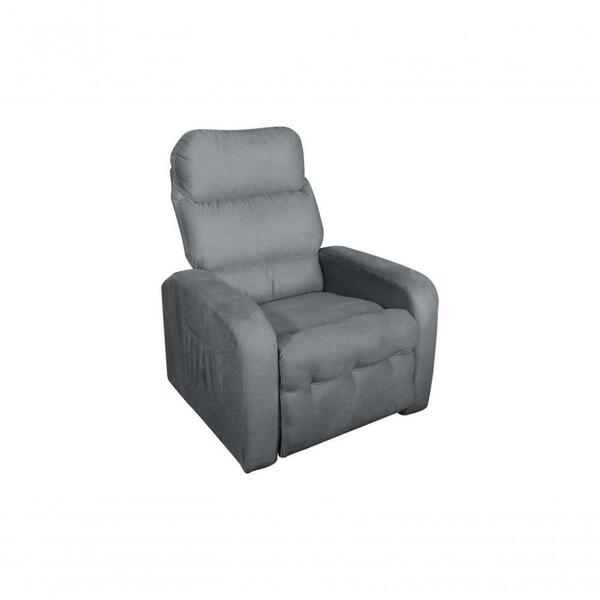 Poltrona Do Papai Reclinável Siena - Cinza Light
