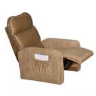 Poltrona Do Papai Reclinável Siena - Marrom Dourado