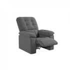 Poltrona Do Papai Reclinável Suede Veludo Estoril Espresso Mó