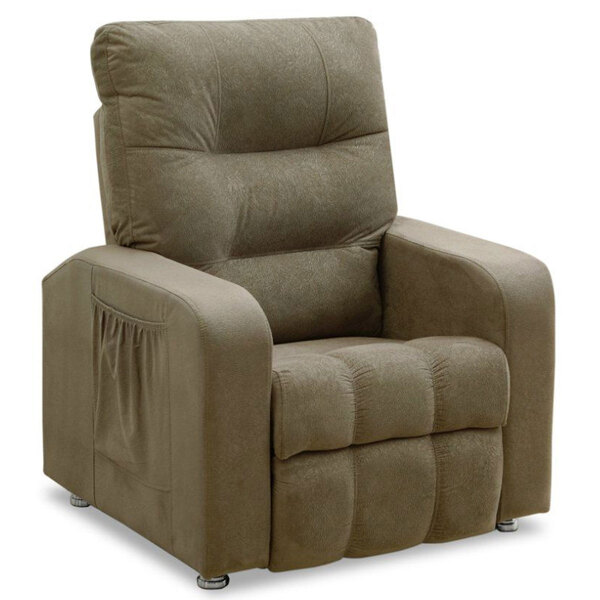 Poltrona Do Papai Reclinável Turim Pena Bege Js Móveis