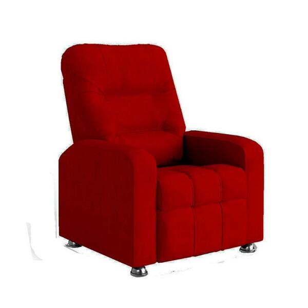 Poltrona Do Papai Reclinável Turim Plus Speciale Home Vermelh