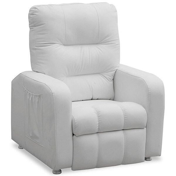 Poltrona Do Papai Reclinável Turim Sintético Branco