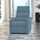 Poltrona Do Papai Reclinável Turin - Azul Pena