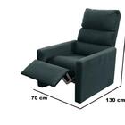 Poltrona Do Papai Reclinável Turin - Chumbo Light