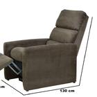 Poltrona Do Papai Reclinável Turin - Marrom Escuro