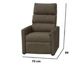 Poltrona Do Papai Reclinável Turin - Marrom Escuro