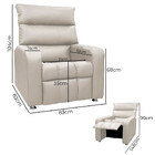 Poltrona Do Papai Reclinável Turquia Sintético Speciale Home