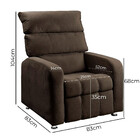 Poltrona Do Papai Reclinável Turquia Sued Star Confort